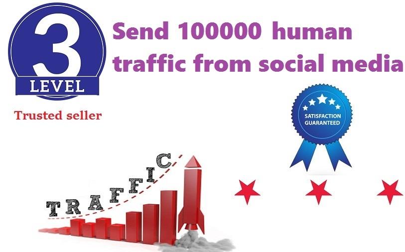 send 100000+ human traffic from google yahoo Bing etc.