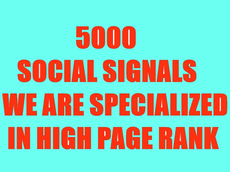 BUILD ORGANIC 5000 SOCIAL SIGNALS WILL BE CREATED FROM AUTHORITY SOCIAL MEDEA SITE