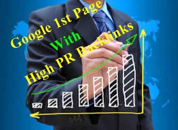 Google 1st Page Ranking with High PR Backlinks 