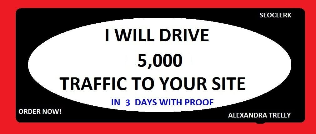 drive unlimited keyword targeted traffic to your website With Proof