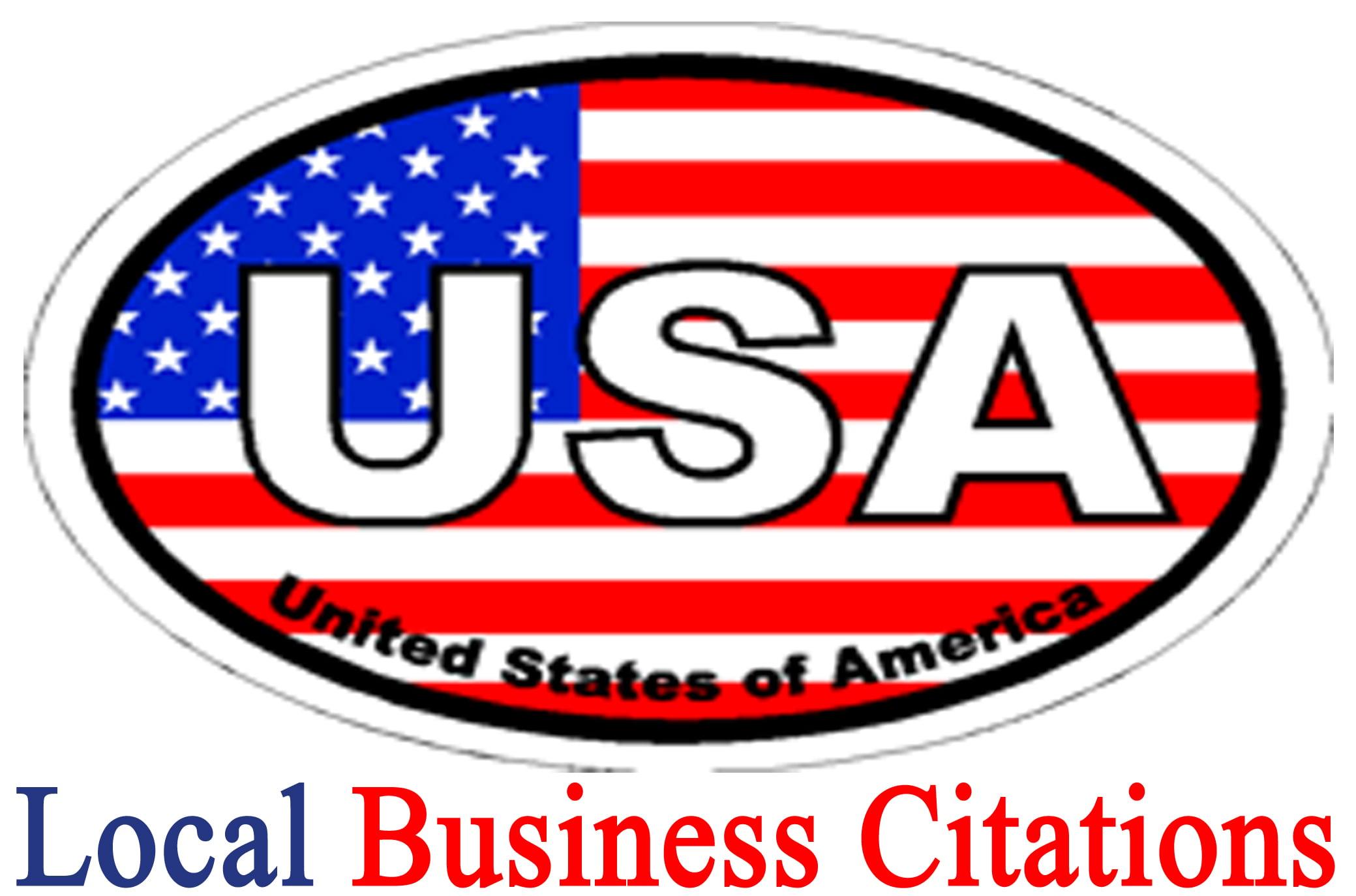 do 50 Live USA local citations for your local business. I always ensure best quality work.