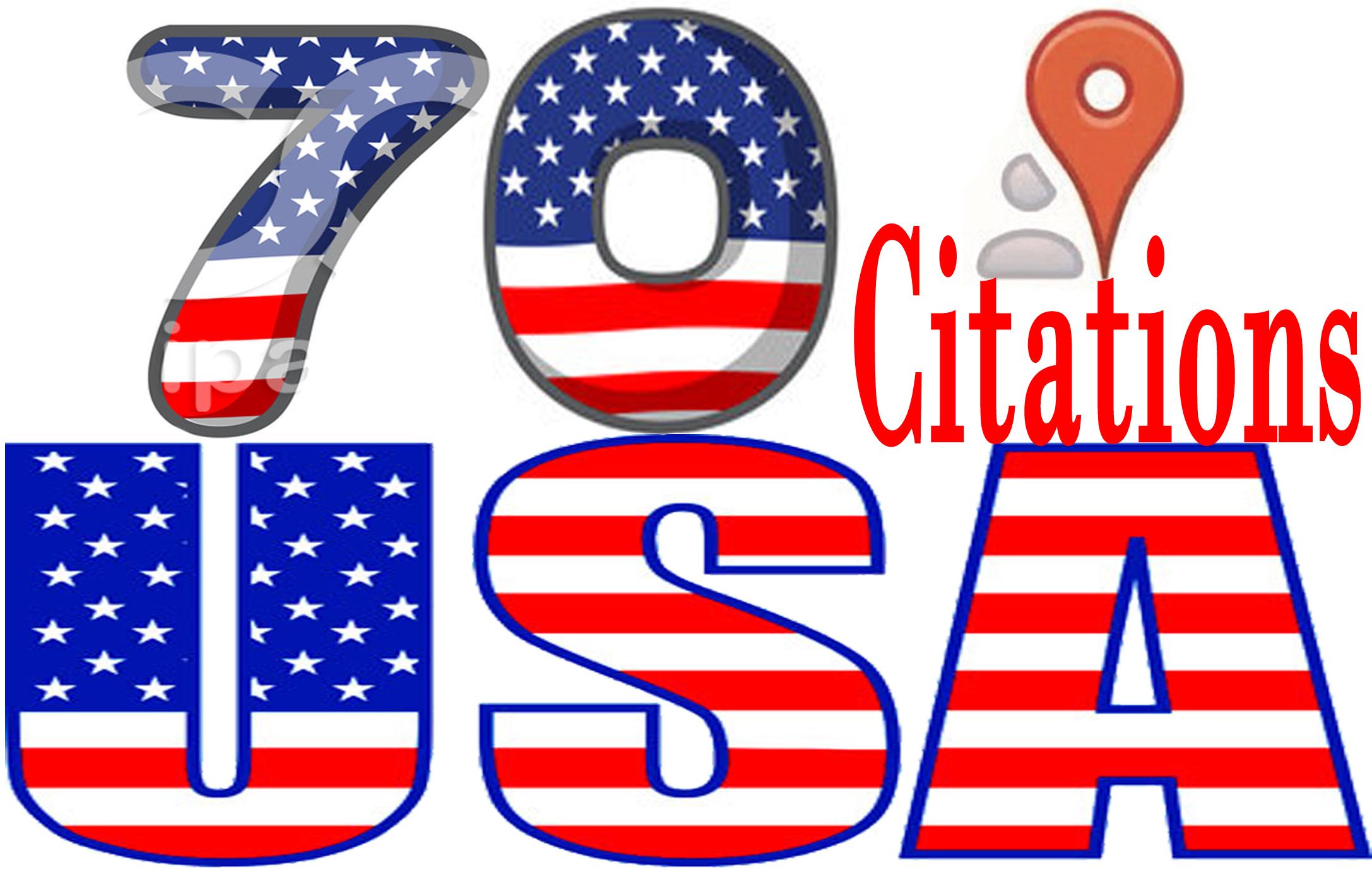  Do Manually TOP 70 USA Local Business Citations for Local SEO. I always ensure best quality work. 