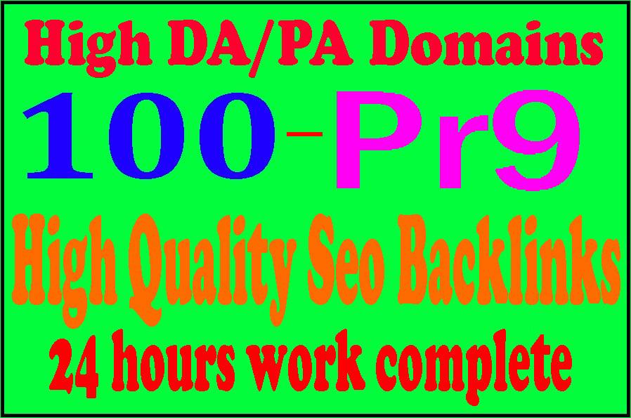 100 Pr9 + 10 Edu-Gov High Domains Authority Safe Seo Backlinks From - White Hat Backlinks