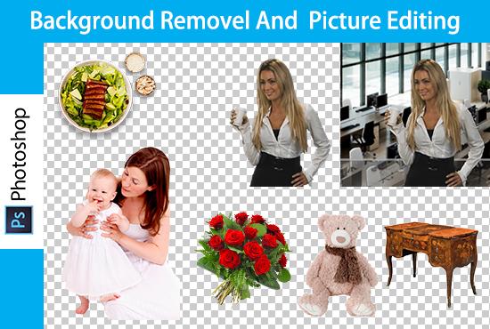 Retouch and Remove Background