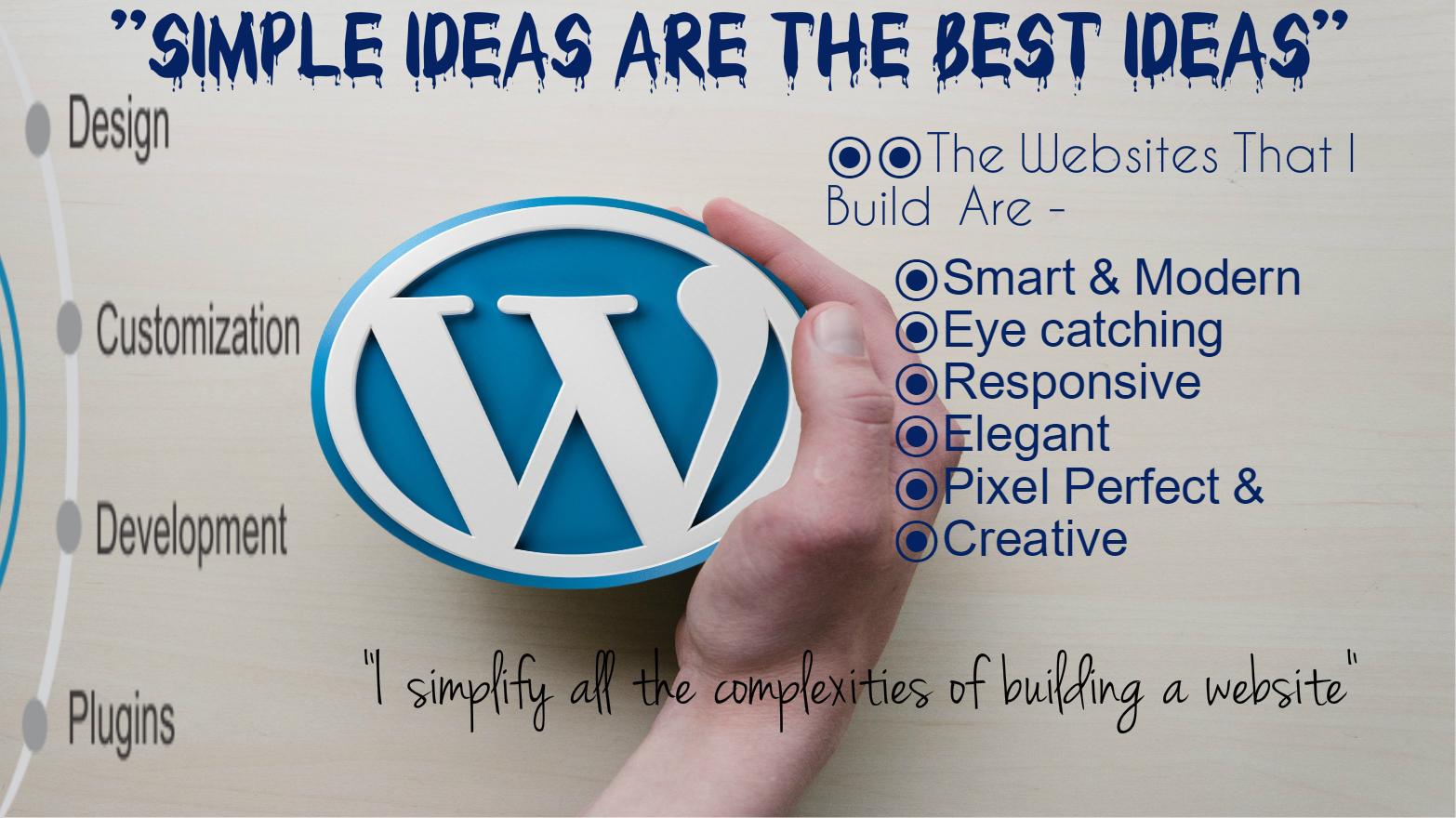 Creative,Modern & amazing webpage design for your website