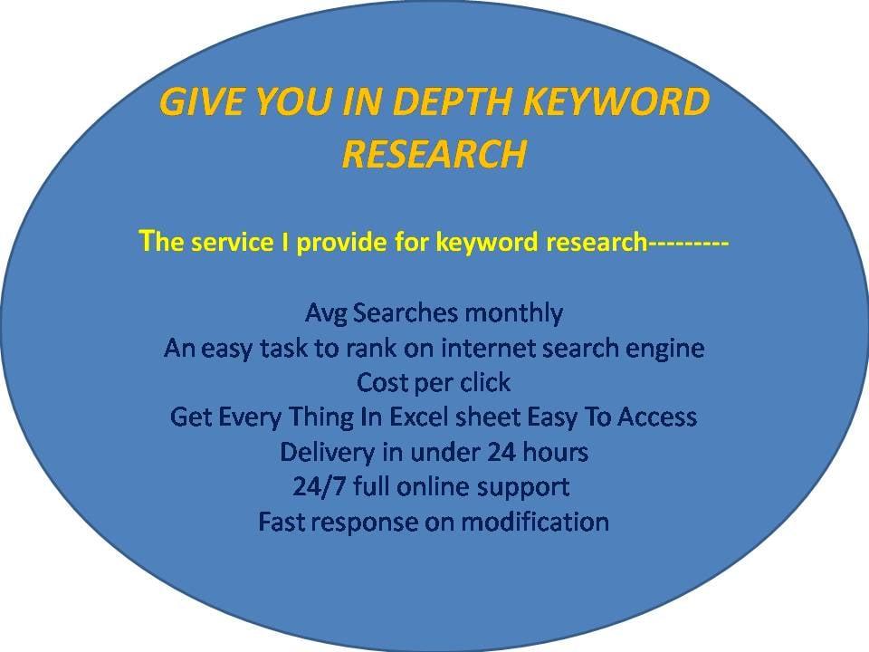 give you in depth keyword research