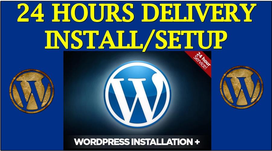 Wordpress Setup with installing theme and plugins