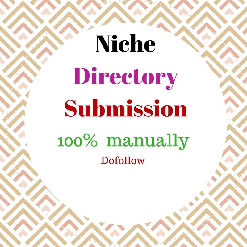 do 70 niche directories submission 100% percent manually