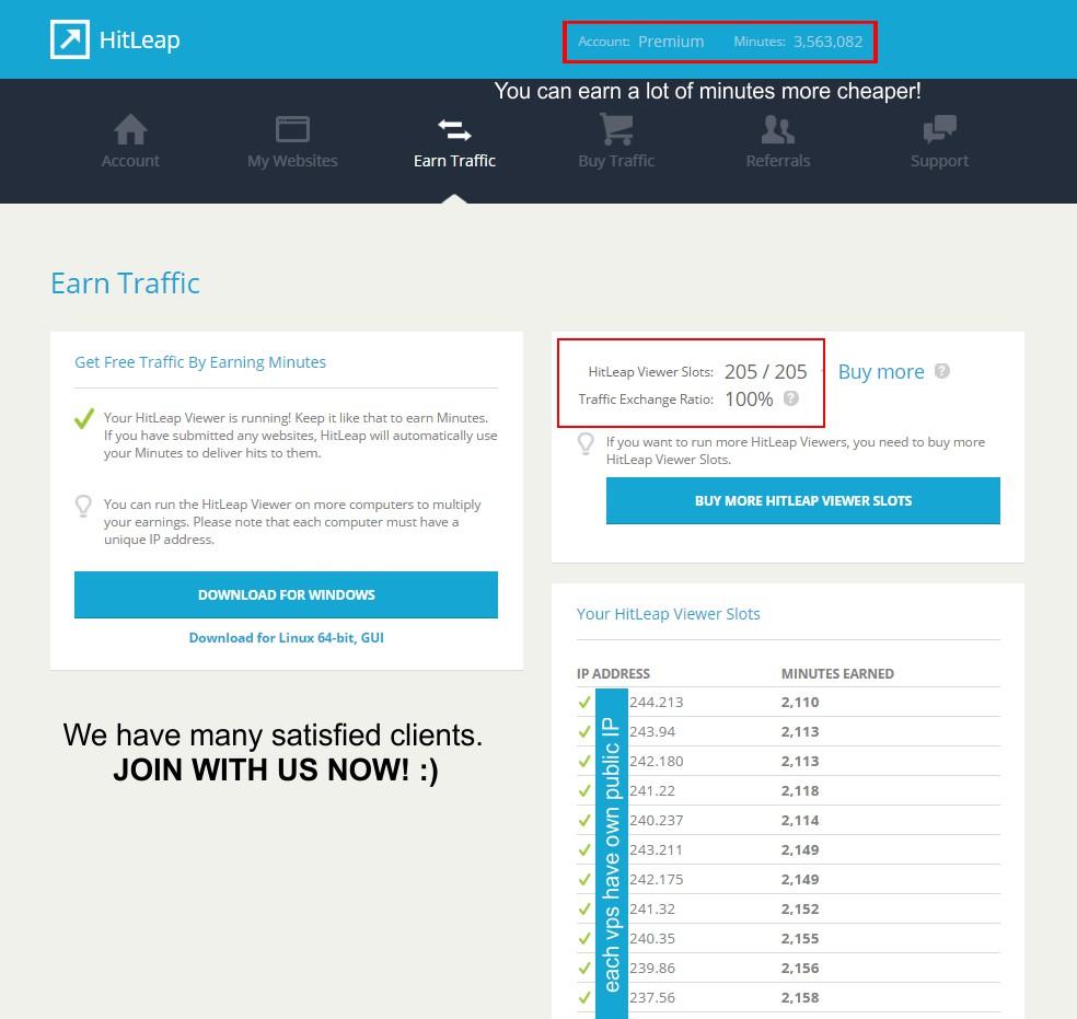Run your 10 Hitleap Sessions on our stable VPS Servers 24x7 for 30 Days 2018 