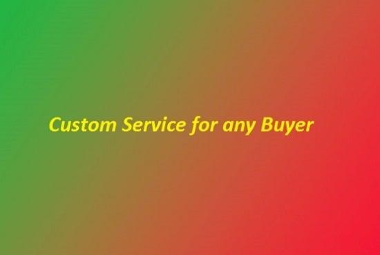 I Will Do Custom Services Promotion Offer For Social Media