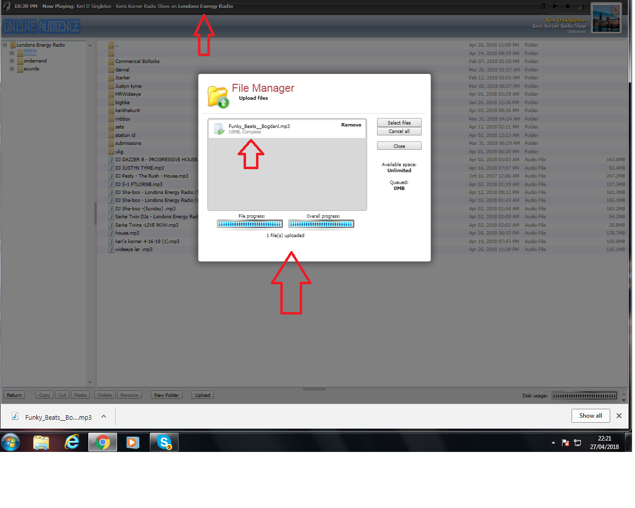 Play your song on radio Audience over 50k monthly