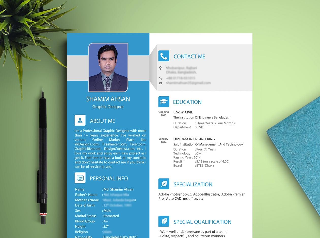 Design Amazing Cv RESUME  For You