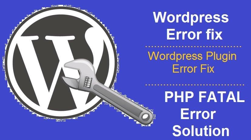  Fix wordpress issues & Error