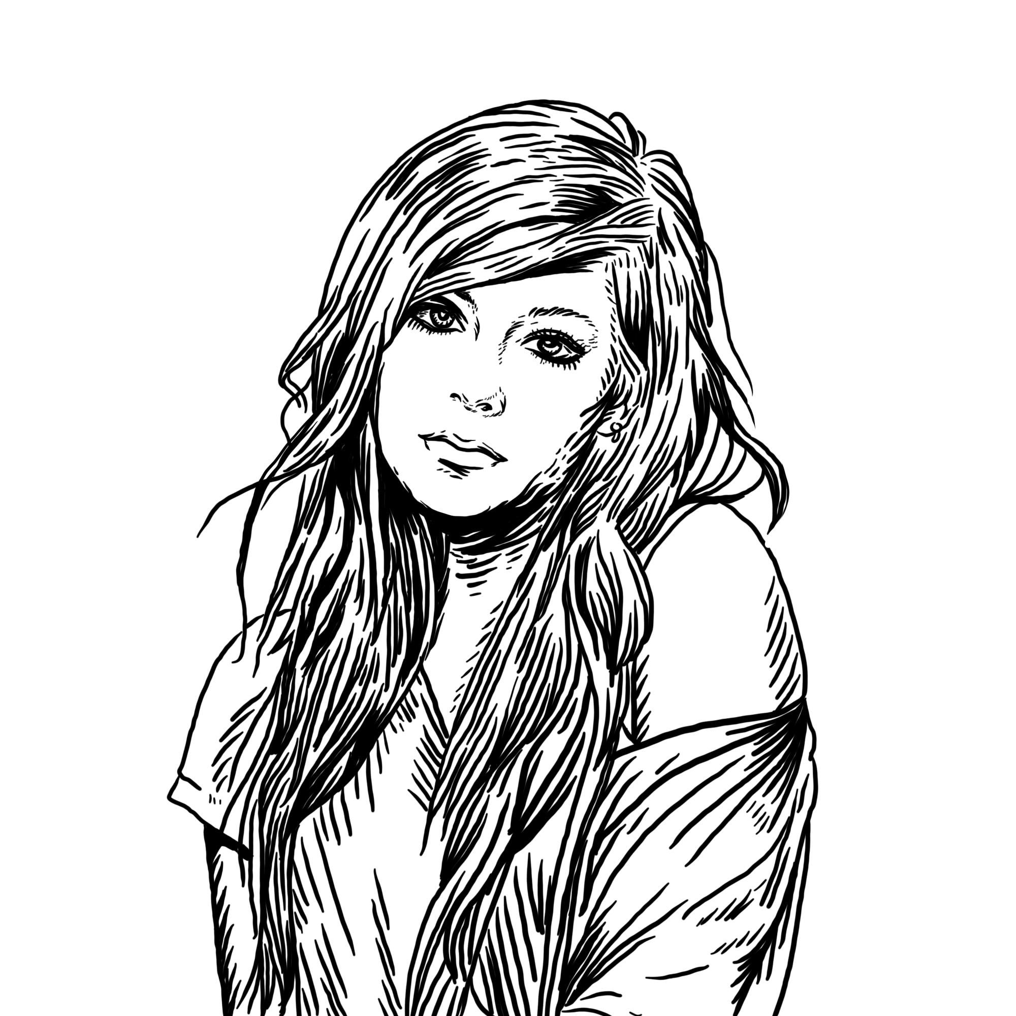 draw lineArt of your photo