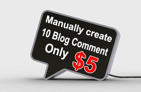 Get high quality 10 blog comments for your web site for 