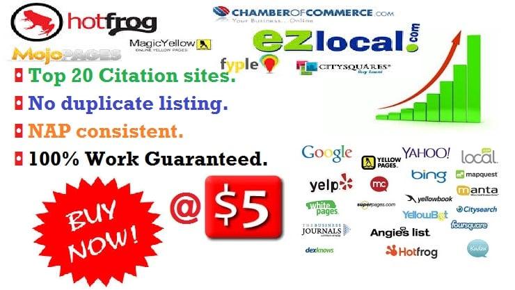 Citations Business Listing