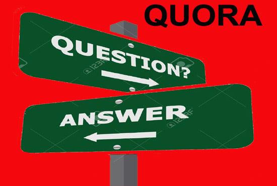 Promote your website By 10 High Quality Quora answers 
