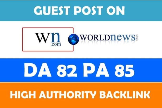  I will do guest post on WN 