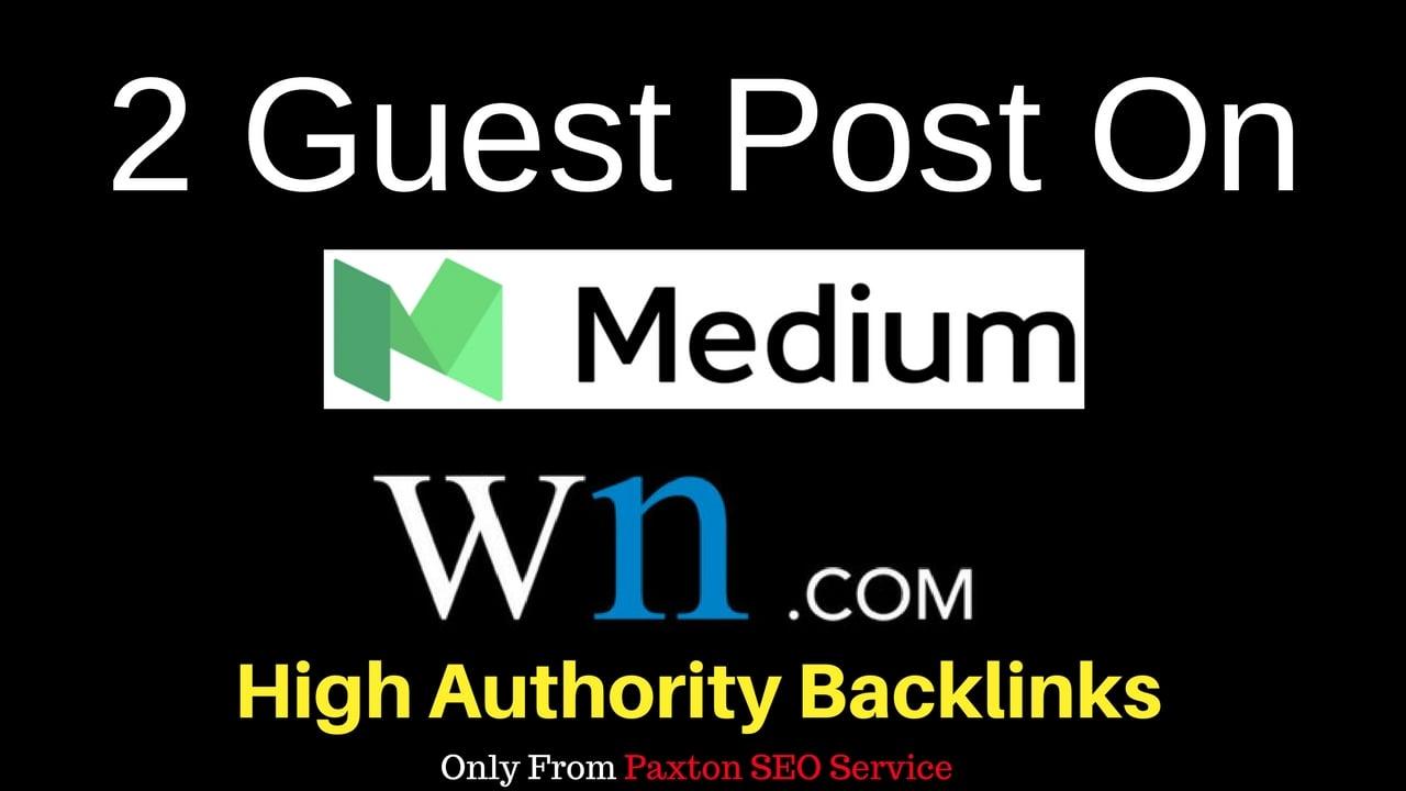 I Will Write Articles And Guest Post On Medium and WN (World News)