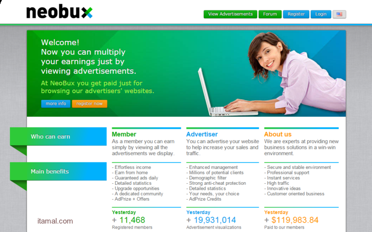 Secret to unlimited income on neobux (PTC)