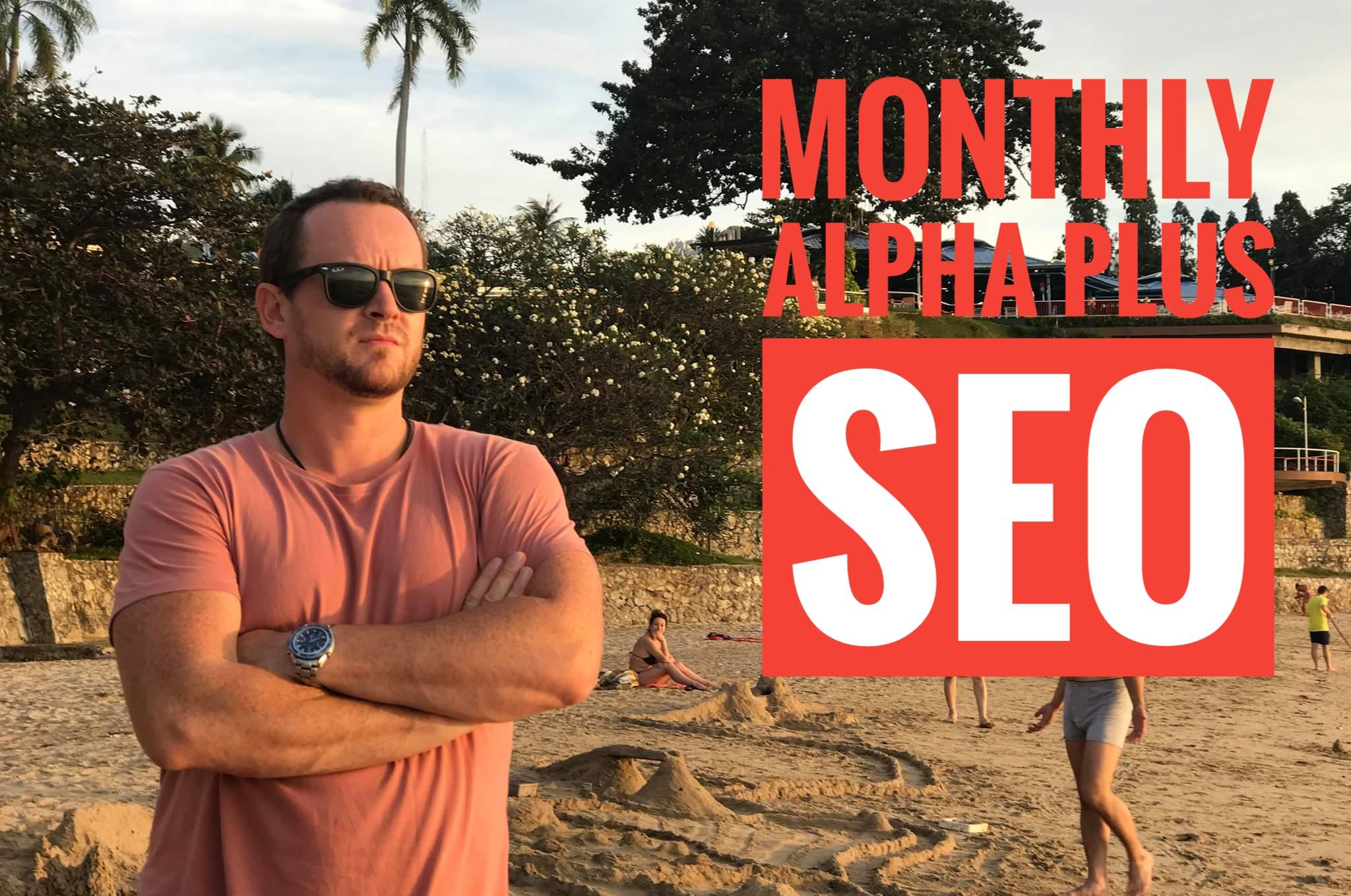 Say no to Start-Stop-SEO. On-going Page 1 SEO. Articles. Rank tracking. Social. Support