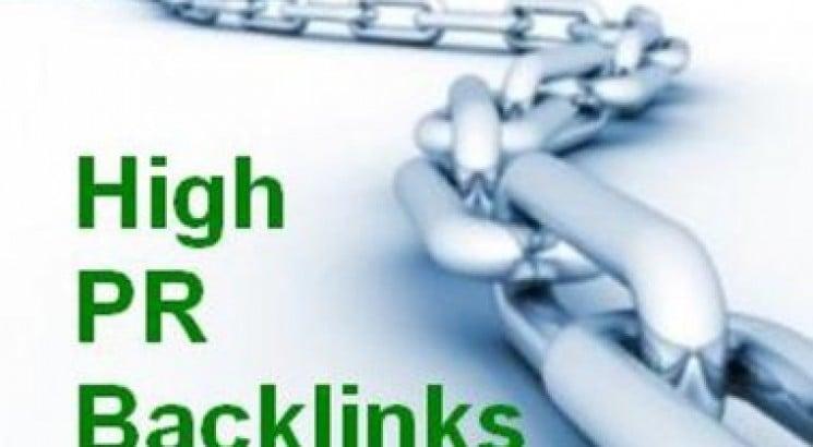 Build manually backlinks 65 Directories PR8 to PR2 