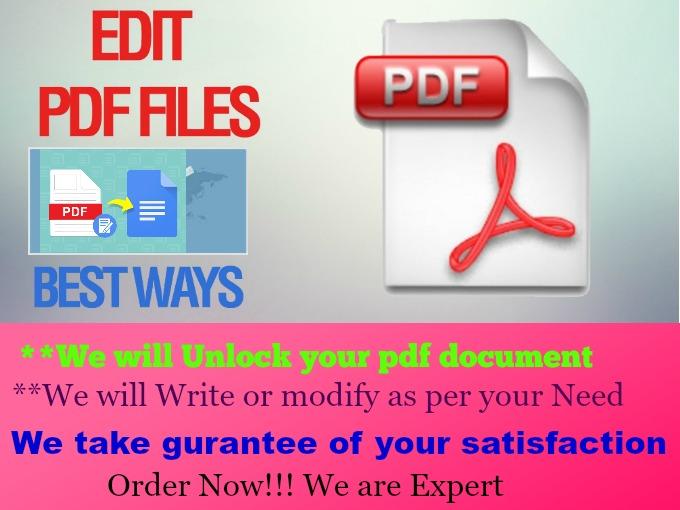  Edit Or Rewrite Your Locked Pdf Document, Books,Salary Slip