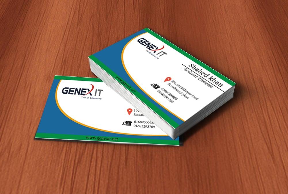 Create Double Side Business Card Design