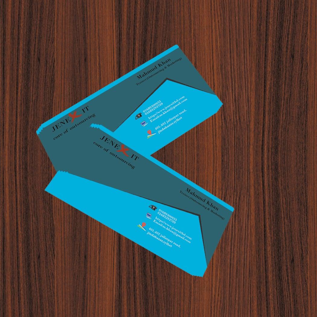 Create Double Side Business Card Design