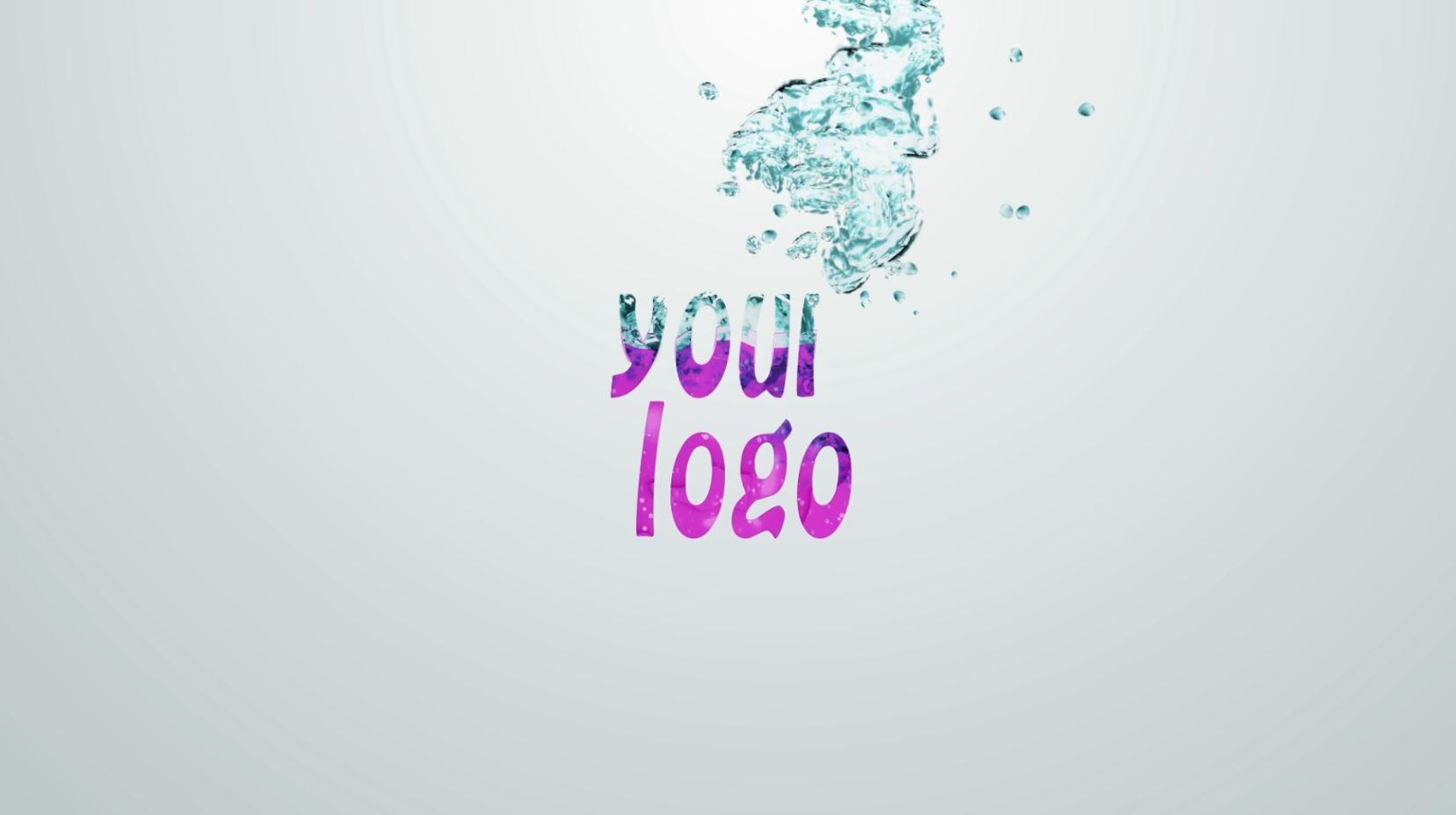 make this cool glossy video intro with your Logo