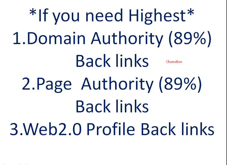 Need 150+ DA/PA-(87%) Highest Backlinks for 100% Guarantee to Rank Your Webs