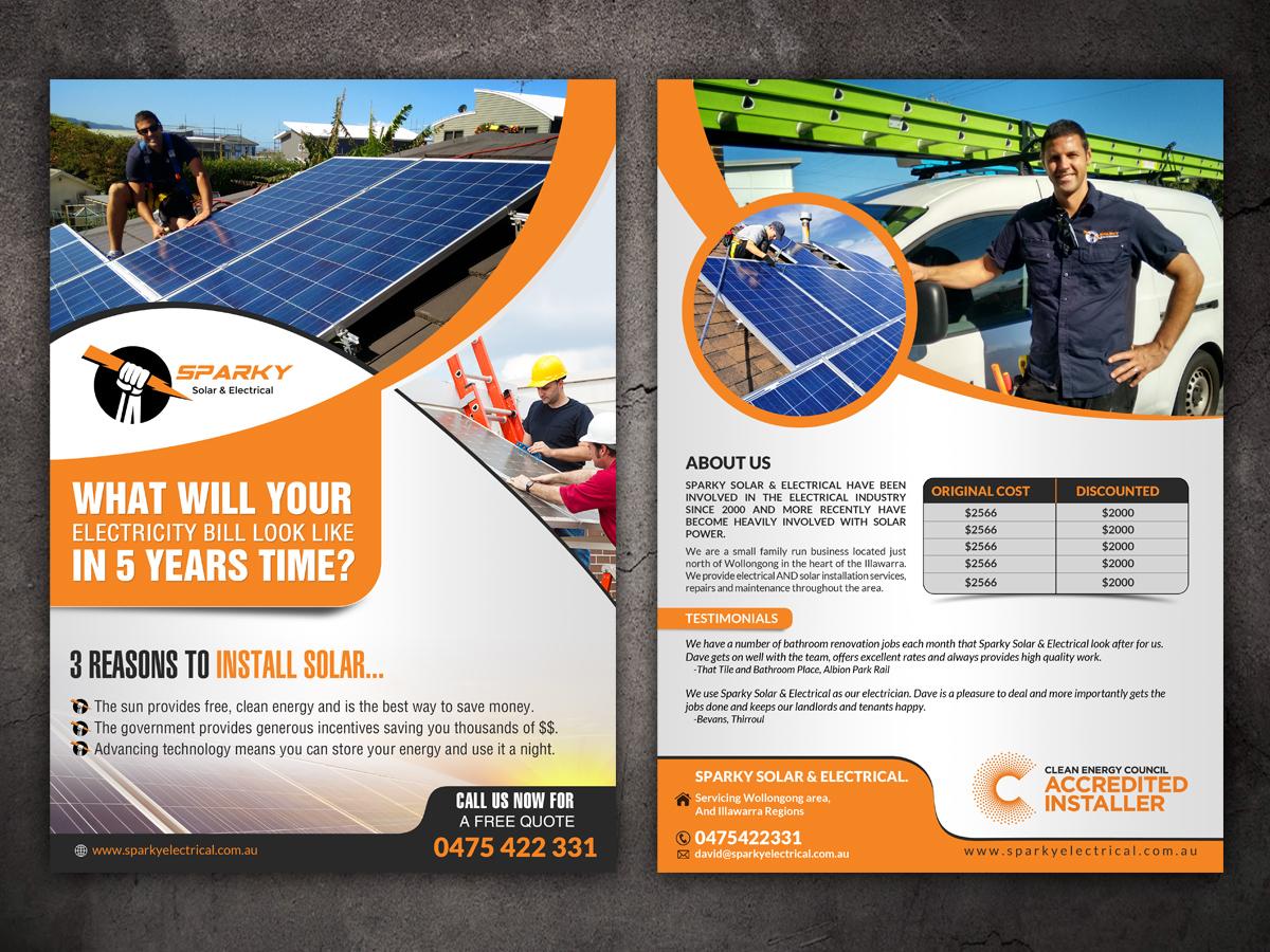 Design a single or double sided flyer and leaflet 