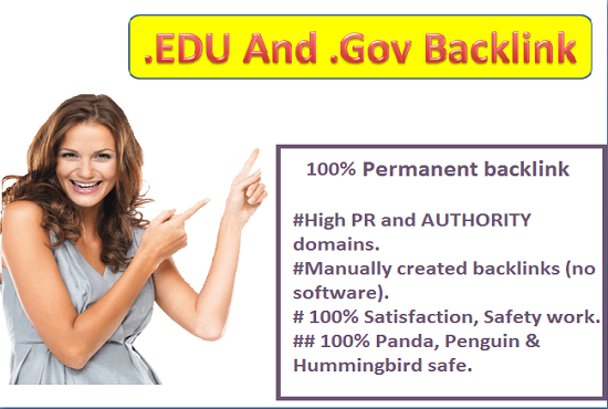 Give youy 25 permanent active  .edu&.gov&.uk backlinks