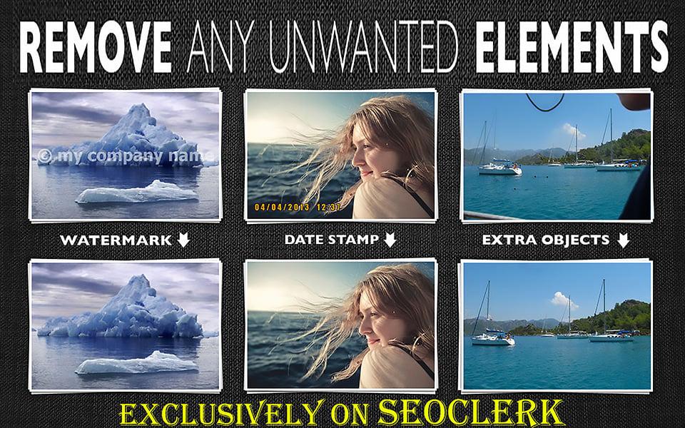 Remove Watermark, Logo Or Any Objects From Your Photo