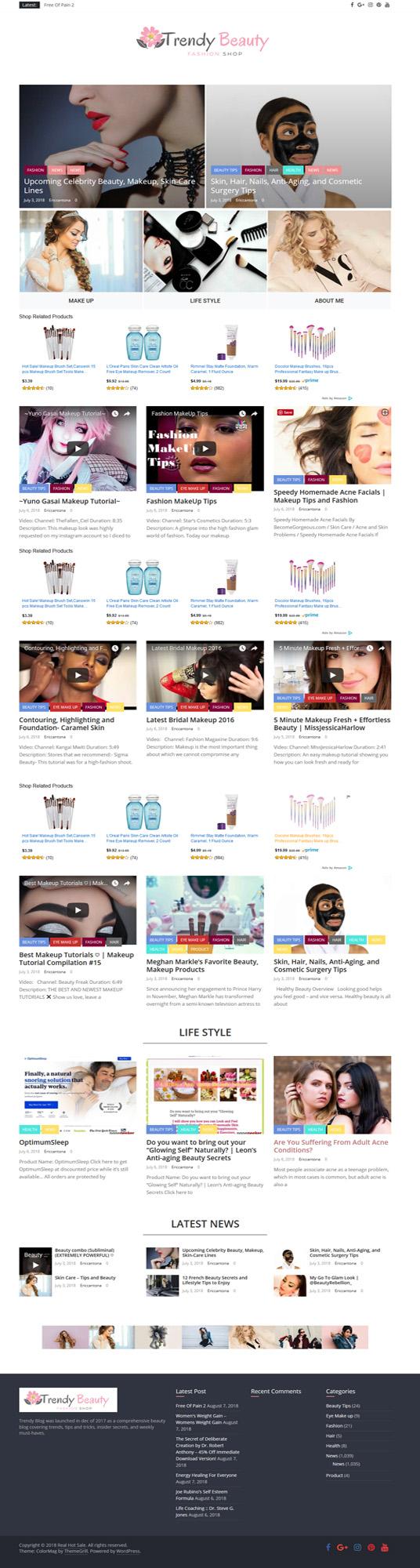 We design an affiliate website with CLICKBANK products for you - unique design