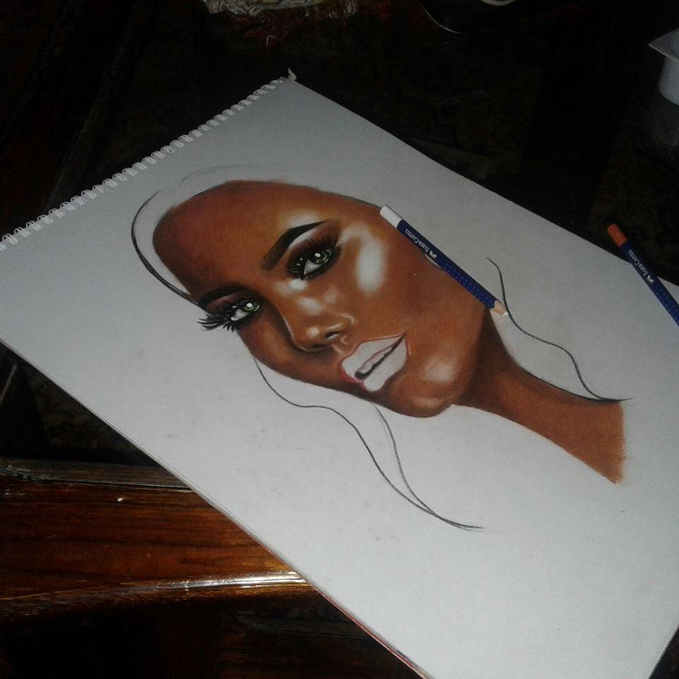 Drawing everything hand painted for $15