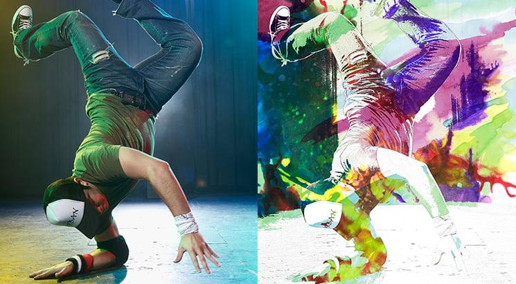 Transform your photos into watercolor effect.