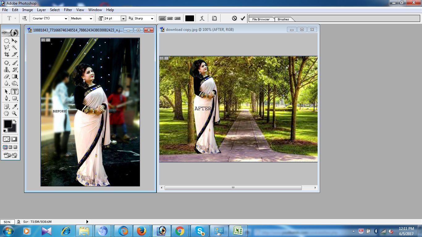 Do any  photo/ image Background Change/Editing within 24 hours 