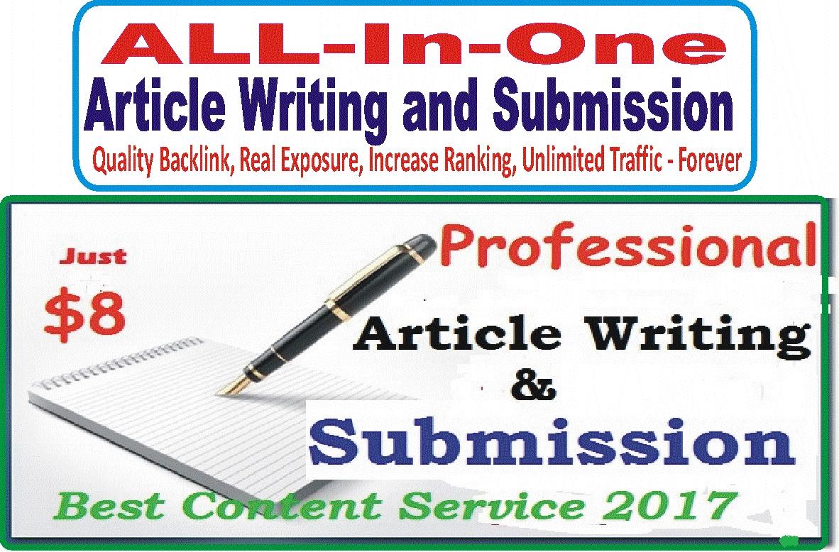 100+ ARTICLE WRITING AND SUBMISSION Organic Content And Premium Distribution - Limited Time Offer!
