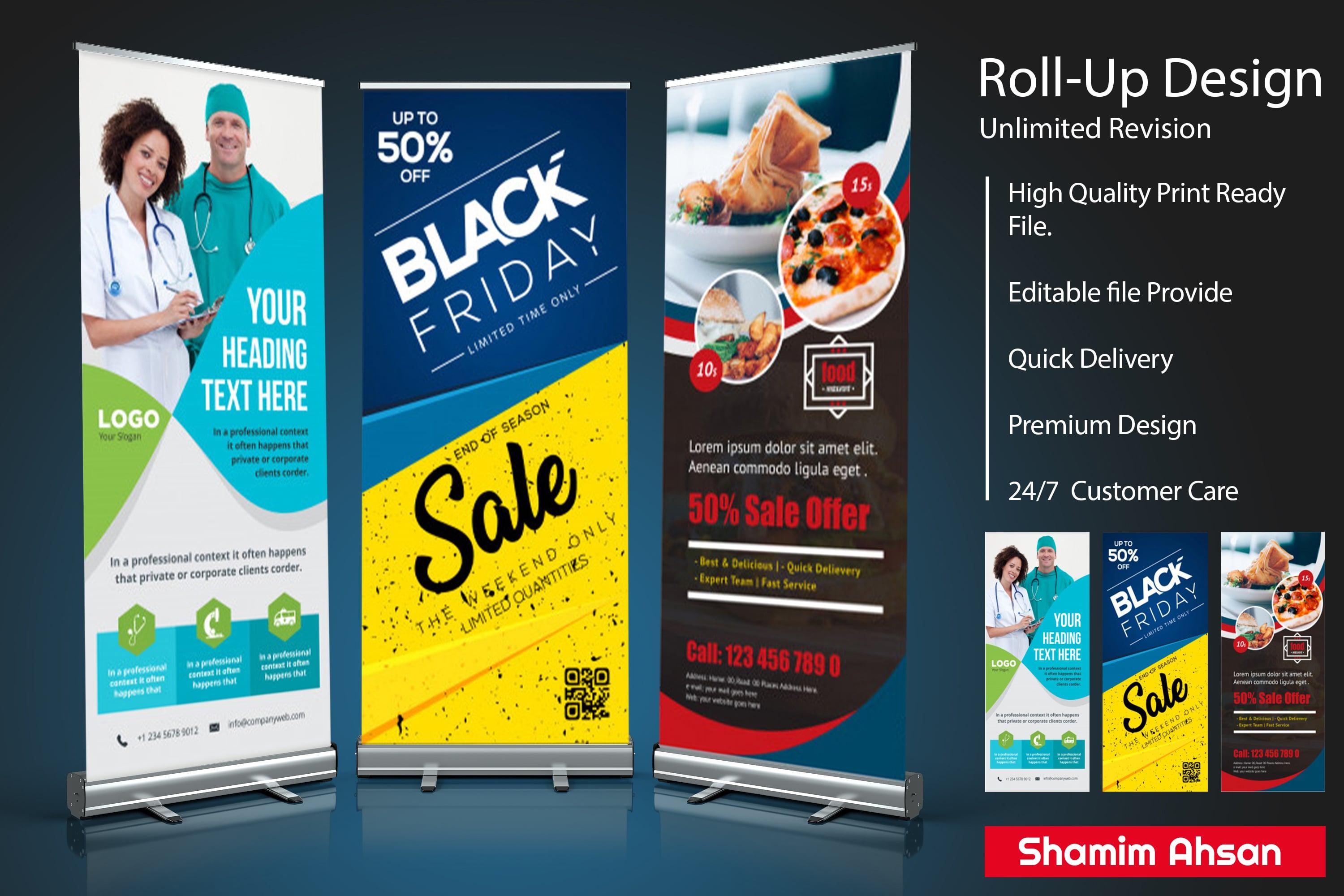 Design Any Banner, Billboard Or Roll Up