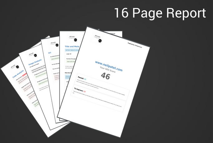 Provide In Depth Seo AUDIT Of Your Website With Full Report