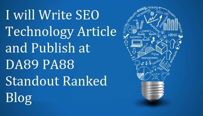 Writing 400 words article and Guest Post at DA 80 +