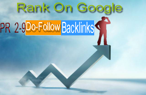 Jully 2017 Update We will Do manually  PR 2-9 300 Do-follow Backlinks