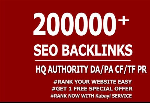 Create 2,00,000+ high quality gsa,ser,back links for seo