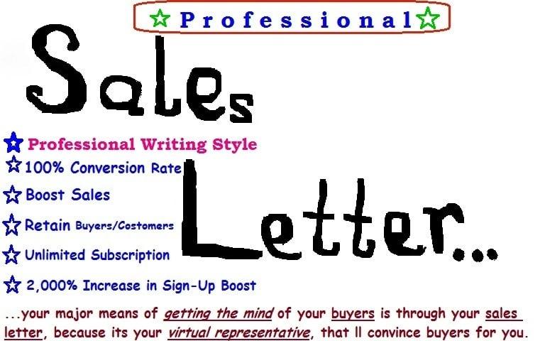 BEST Selling KILLER Description For Your Products or ANYTHING -Write POWERFUL High Converting Sales Letter - Promotional Ad- News letter - Email Ad - About Us  or  Featured Article 400 - 500 words!!!