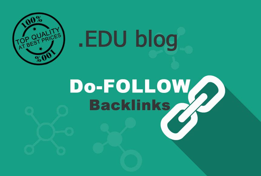 write and publish guest post on DA 81 .edu blog with dofollow contextual backlink