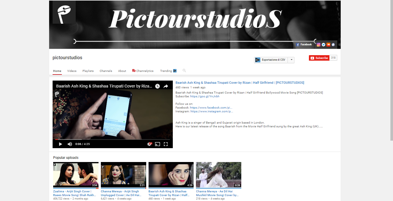 Youtube Channel Set up And Optimization