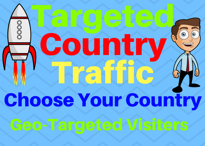 Provide You 7500 Targeted Country Traffic Choose your country 