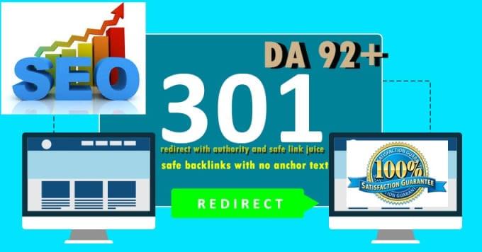  Build above DA92 301 redirect backlink from forbes, bbc, etc 