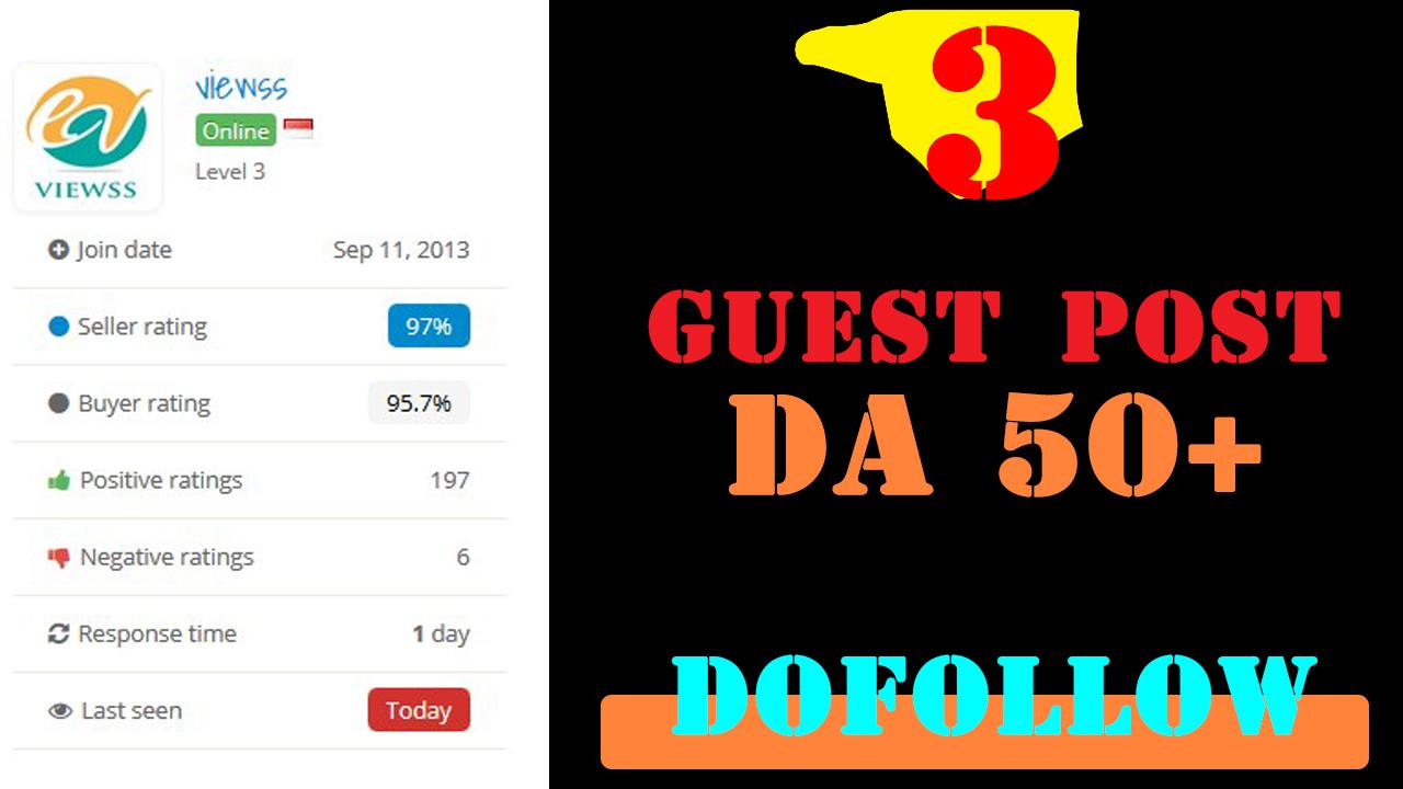 4X DA80+ Include .EDU Guest Post